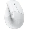 Image de Logitech Lift Souris Ergonomique Verticale, sans Fil, Bluetooth ou récepteur USB Logi Bolt, Silencieuse, 4 Boutons, Compatible avec Windows/macOS/iPadOS, Ordinateur Portable, PC - Blanc