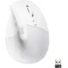 Image de Logitech Lift Vertical Ergonomic Mouse Souris ergonomique Bluetooth, radio optique blanc 6 Boutons 4000 dpi ergonomique