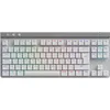 Image de Logitech G G515 LIGHTSPEED TKL Clavier gaming sans fil profilé | Clavier Pan Nordique QWERTY, Tactile - Blanc