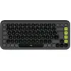 Image de Logitech POP ICON KEYS Bluetooth Clavier allemand, QWERTZ graphite Easy Switch 3 appareils, touches multimédia, fonction Multipair