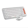 Image de Logitech Pop Icon Combo, Ensemble Clavier et Souris Bluetooth, Frappe Confortable, Touches et Boutons programmables, clics discrets, Easy-Switch Jusqu’à 3 dispositifs - Blanc