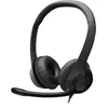 Image de Logitech H390 Casque Filaire pour PC/Ordinateur Portable, Casque stéréo avec Microphone Anti-Parasite, stéréo, Commandes intégrées, certifié Works with Chromebook - Noir