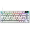 Image de Logitech G316 X 75, Clavier Gaming, taux de Rapport 8 kHz, switchs tactiles interchangeables, Structure à Joint, Affichage LED matriciel et molette, PBT, USB-C, RVB LIGHTSYNC, PC   Noir