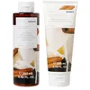 Image de KORRES Vanilla Cinnamon Coffret cadeau de soins corporels pour homme et femme, parfum vanille crémeuse et cannelle chaude et épicée, gel douche 250 ml et lait corporel 200 ml, végétalien