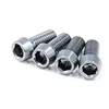 Image de JRC Components Lot de 4 boulons en aluminium pour cage de bouteille - Gris acier