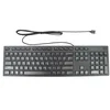 Image de DELL KB216 Clavier USB QWERTY US International Noir | Interface USB, touches Chiclet, mécanisme à piston, commandes de volume/muet/play, disposition anglaise américaine, KB216