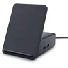 Image de Dell Station de Charge Double HD22Q - Support de Charge enveloppé de Tissu, connecteur de Type C, Charge Compatible Qi, réveil sur Dock, Support de Smartphone, Bouton d'alimentation LED   Magnétite
