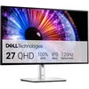 Image de Dell U2724DE UltraSharp Thunderbolt 27" QHD (2560x1440) Écran PC, 120Hz, IPS Black, 5ms, 98% DCI-P3, 2X Thunderbolt, 2X USB-C, 2X DisplayPort, HDMI, 4X USB, RJ45, Garantie 3 Ans, Argent