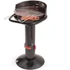 Image de Barbecook Loewy 50 barbecue au charbon de bois, bbq a charbon en émail noir Ø 47.5cm H 99cm
