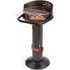 Image de Barbecook Loewy 45 Barbecue au charbon avec pare-vent, BBQ griller pour 6 personnes, noir, 43x43x97cm
