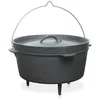 Image de Barbecook Cocotte Acier 3L Noire, 25 cm