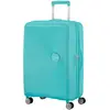 Image de American Tourister Soundbox - Valise Spinner M Extensible, 67 cm, 71.5/81 L, Bleu (Poolside Blue)