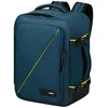 Image de American Tourister Take2Cabin - Sac Cabine Easyjet 36 x 20 x 45 cm, 38 L, 0,70 kg, Bagage à Main, Sac à Dos Avion M Sous le Siège, Bleu (Harbor Blue)