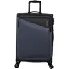 Image de American Tourister Dash - Spinner M, Valise Extensible, 66,5 cm, 67/75 L, Noir/Gris (Noir/Gris)