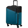 Image de American Tourister Daring Dash - Spinner M, Valise Extensible, 66,5 cm, 67/75 L, Noir/Bleu (Noir/Bleu)