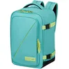 Image de American Tourister Take2Cabin - Sac Cabine Ryanair 25 x 20 x 40 cm, 24 L, 0,50 kg, Bagage à Main, Sac à Dos Avion S Sous le Siège, Turquoise/Vert (Dusty Turquoise/Lime)