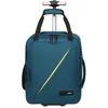 Image de American Tourister Take2Cabin - Sac Cabine Ryanair/Wizz Air/Vueling 40 x 30 x 20 cm, 24,5 L, 1,50 kg, Sac à Dos à Roulettes, Bagage à Main, Sac à Dos Avion MS Sous le Siège, Bleu (Harbor Blue)
