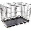 Image de Flamingo Cage pour Chien Durable Ebo Taupe XL - 109x70x77cm - Pliable en Fil métallique avec Plateau - Qualité superieur