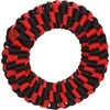 Image de Flamingo JCHIEN MOVAS Anneau TISSÉ Rouge/Noir 13CM