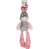 Image de Flamingo JCHIEN PIENO Lapin en Peluche avec DE Grands Pieds Gris 50CM