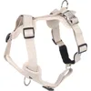 Image de Flamingo Harnais pour Chien Lago Beige XL - Réglable en continu - Boucle à clic chromée - avec Un Anneau sur la Poitrine et Le Dos - A:53-86cm B:65-105cm x 25mm x 2mm