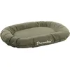 Image de Flamingo Panier Dreambay® Ovale Vert Olive 80x60x14cm - Lavable - Housse Amovible avec Fermeture éclair - Déperlant