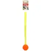 Image de Flamingo Jouet pour Chien Lipa TPU Corde à Tirer avec Balle Jaune/Orange - 40x6,5x6,5cm - Flottant