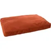 Image de Flamingo Coussin Celeste RECTANGULAIRE + Fermeture Eclair + Rebord Cognac 100x70x12CM