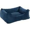 Image de Flamingo Lit pour Chien Chat Celeste Bleu foncé - Coussin pour Chien Chat - Panier pour Chien Chat - 80x67x28cm - Lavable - Fond Anti-dérapant - Housse Amovible - Lieu de Couchage Doux et Confortable