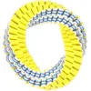 Image de Flamingo Jouet Chien   Glowa Anneau Bleu & Jaune   S Ø13×3,5 cm   PP   S’illumine dans Le Noir   Jeu de Lancer
