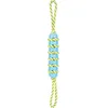 Image de Flamingo Jouet Chien   Tofla Corde à Tirer & Bâton Bleu & Jaune   55×5×5 cm   Nylon & TPR   Flotte   Poignées