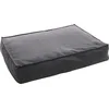 Image de Flamingo Coussin Avalon RECTANGULAIRE + Fermeture Eclair + Bord Gris FONCÉ 100x70x18CM