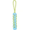 Image de Flamingo Jouet Chien   Tofla Corde à Tirer Bleu & Jaune   40×5×5 cm   Nylon & TPR   Flotte sur l’Eau   Poignée de Lancer