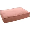 Image de Flamingo Coussin Avalon RECTANGULAIRE + Fermeture Eclair + Bord Vieux Rose 100x70x18CM