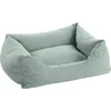 Image de FLAMINGO Panier pour Chien Geneve Rectangle Vert Clair - 65x50x20cm - Housse Amovible avec Fermeture éclair - Fond Anti-dérapant
