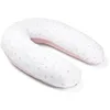 Image de doomoo Coussin de Grossesse & Coussin d'allaitement Buddy 180 cm, Ultra Confort pour Dormir Pendant la Grossesse, Soulage Dos, Jambes & Ventre - Housse Bio, Lavable & Certifiée Oeko-TEX, Flower Pink
