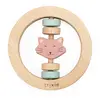 Image de Hochet rond en bois Mrs. Cat