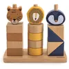 Image de Blocs animaux à empiler Multicolore