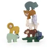 Image de Jeu d'empilage d'animaux en bois
