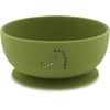 Image de Bol en silicone avec ventouse Dino