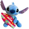 Image de Disney Lilo et Stitch Peluche 50 cm avec Planche de Surf Convient dès Les Premiers Mois de Vie