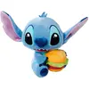 Image de Simba Nounours Lilo & Stitch Stitch With Burger 25 Cm