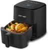 Image de Comfy Nest, Friteuse à Air Chaud 5L avec Écran Digital 1400W, Technologie Rapid Air, 10 Programmes Prédéfinis, Contrôle de Température 80-200°C, Noir, Cuisine Saine et Pratique, Air Fryer