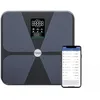 Image de Haepi - Pèse-Personne Connecté Bluetooth - Analyse 15 Données (BMI, Graisse, Os, Muscle, Eau) - Garantie 15 Ans - Noir - Verre - Digital - 180 kg - Impédancemètre Connecté
