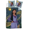 Image de Parure Housse de couette enfant en polycoton WISH bleu 140x200 cm