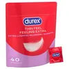 Image de Durex Préservatifs Feeling Extra - 40 Préservatifs Fins et Extra Lubrifiés - Taille Standard