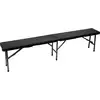 Image de Banc de camping Perel imitation rotin FP160R noir Charge (poids) max. 600 kg 1 pc(s)