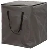 Image de Perel Housse de rangement pour coussins 75 x 75 x 90 cm, sac déperlant pour coussins d’extérieur, housse anti-UV avec poignées pour coussins de jardin et lounge