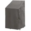 Image de Perel Housse pour chaises empilables 66 x 66 x 128 cm, résistante à l’Eau et aux UV, Housse Solide pour 4 6 chaises, Tissu Respirant, idéale pour Un Usage extérieur