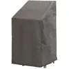 Image de Perel Housse pour chaises empilables 66 x 95 x 133 cm, résistante à l’Eau et aux UV, Housse Solide pour 4 6 chaises, Tissu Respirant, idéale pour Une Utilisation extérieure
